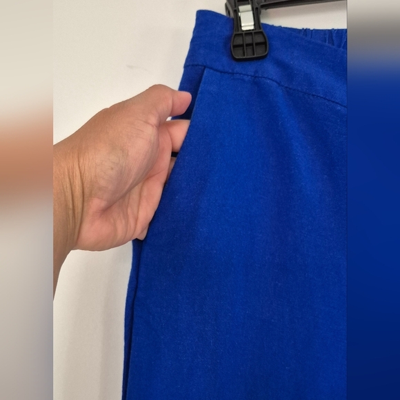 Calvin Klein Royal Blue Women's Trousers - Picture 4 of 7